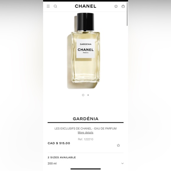 Gardénia Chanel fragrance for women decant 5ml - Picture 3 of 3